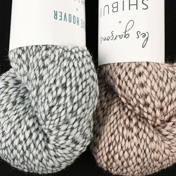 Shibui Knits Nest Yarn DK Weight 2 Skeins Fine Highland Wool Alpaca Glacier Rose - Picture 2 of 3